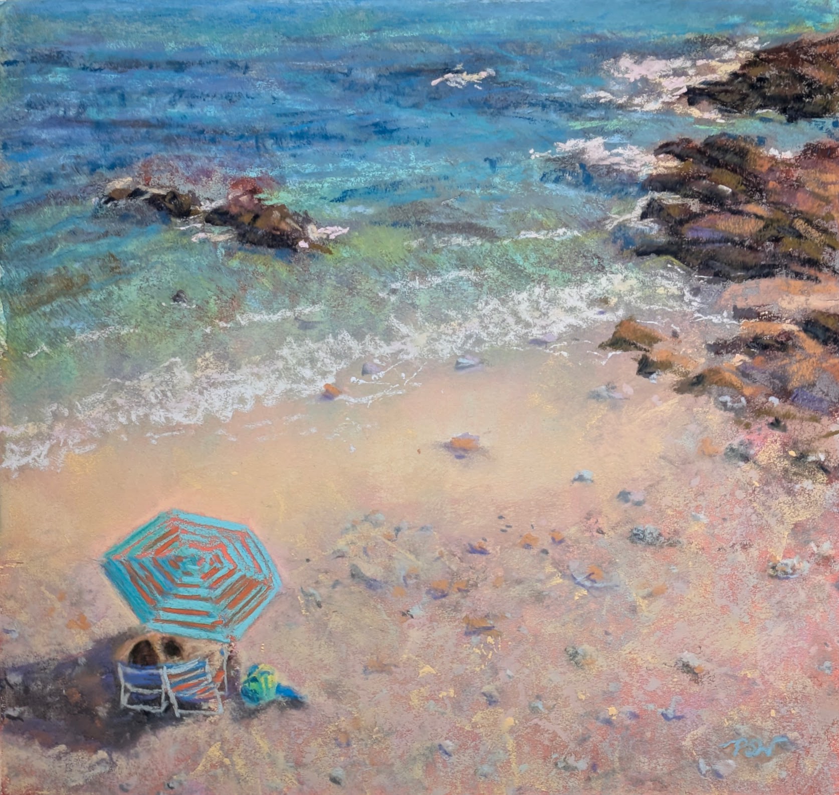 Phyllis S Willey_Blue Umbrella